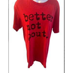 WOMEN'S BETTER NOT POUT GRAPHIC TEE
